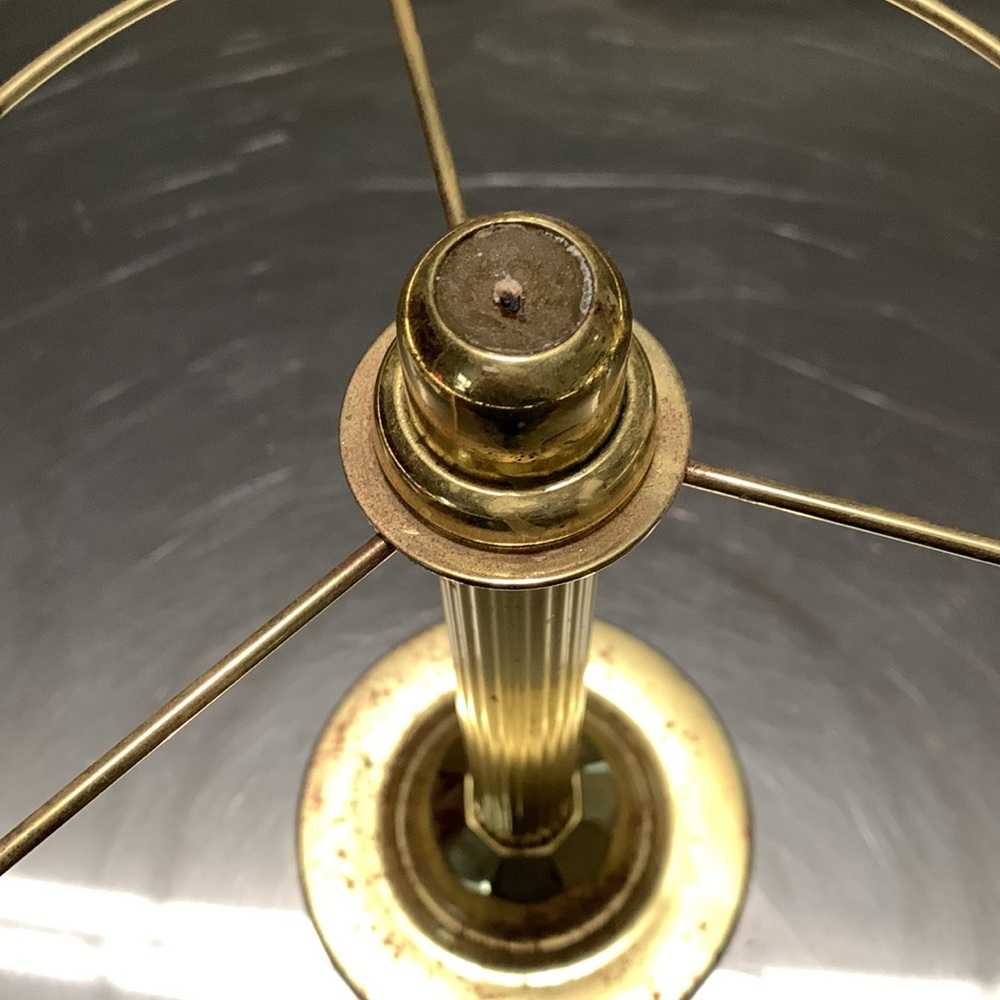 🚨🎉SOLD ELSEWHERE!🎉🚨Partylite Calypso Glass Mosaic Shade and Brass Stand - Picture 5 of 8